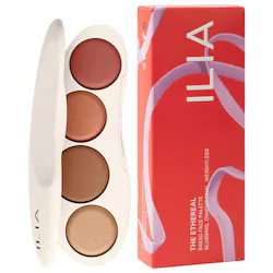 ILIA Long-Wear Bronzer, Highlighter & Blush – The Ethereal Baked Face Palette - Image 2