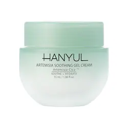 Hanyul Korean Artemisia Soothing Gel Cream Lightweight Moisturizer with Centella Asiatica and Niacinamide