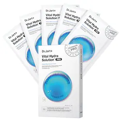 Dr. Jart+ Vital Hydra Solution PRO Glow Face Mask with Hyaluronic Acid 5-Pack Value Set