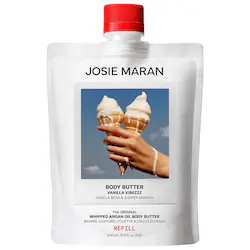 JOSIE MARAN Whipped Argan Oil Refillable Firming Body Butter Jar – Vanilla Vibezzz Lotion - Image 3
