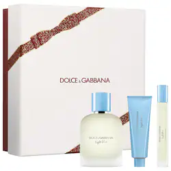 Dolce&Gabbana Light Blue Pour Homme Eau De Toillete Trio Gift Set