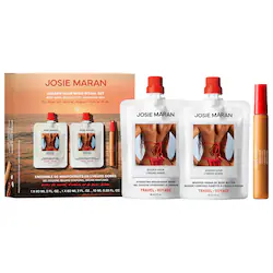 JOSIE MARAN Golden Hour Mini Bodycare Ritual Gift Set for Hydration Fragrance