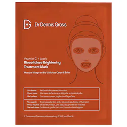Dr. Dennis Gross Skincare Vitamin C Lactic Biocellulose Brightening Treatment Mask