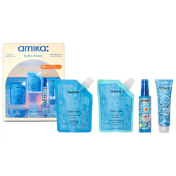 amika Mini Hydro Rush Shampoo & Conditioner Set Mask