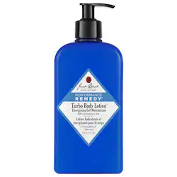 Jack Black Turbo Body Lotion Energizing Gel Moisturizer with Eucalyptus and Aloe Cream