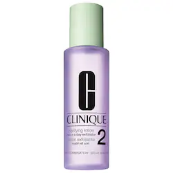 CLINIQUE Clarifying Face Lotion 2 Toner for Gentle Exfoliation of Dry Combination Skin