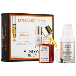 Sunday Riley Dynamic Duo Vitamin C + Lactic Acid AHA Set
