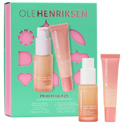 OLEHENRIKSEN Peach Glaze Niacinamide + Peptide Plumping Duo Serum
