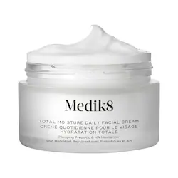 Medik8 Total Moisture Daily Facial Cream Moisturizer with Prebiotic Peptides for Hydration & Skin Barrier Support