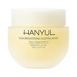Hanyul Korean Yuja Brightening Sleeping Mask & Moisturizer with Vitamin C and Niacinamide