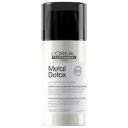 L'Oréal Professionnel Metal Detox Repair Leave-In Styling Cream for Dry, Damaged Hair