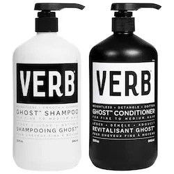 Verb Ghost Weightless Shampoo and Conditioner Jumbo Set for Fine Hair
