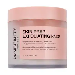 INNBEAUTY PROJECT Skin Prep Brightening & Exfoliating Toner Pads with Glycolic + Mandelic Acids