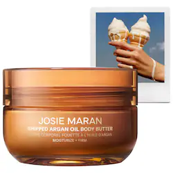 JOSIE MARAN Whipped Argan Oil Refillable Firming Body Butter Jar – Vanilla Vibezzz Lotion