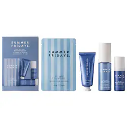 Summer Fridays The Jet Lag Essentials Hydration Set for Travel Serum