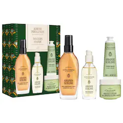 L'Occitane Almond Indulgences Treat, Moisture, and Shimmer Gift Set Cream