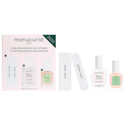 Manucurist Repairing Nail Care Set for damaged and weakened nails with Hexanal and AHAs Mask